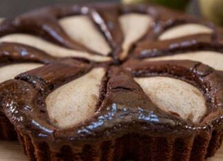 Πανεύκολο κέικ σοκολάτας χωρίς ζάχαρη, με μόλις 5 υλικά, έτοιμο σε 35 λεπτά