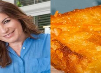 H πιο νόστιμη συνταγή για πορτοκαλόπιτα από την Αργυρώ Μπαρμπαρίγου: Το κόλπο με το κόψιμο των φύλλων σαν λεπτές ταλιατέλες