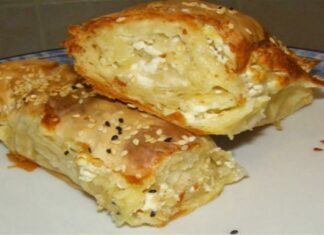 Τυρόπιτα ρολό με φύλλο κρούστας!