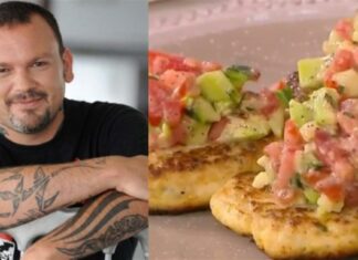 Δροσερή και νόστιμη συνταγή: Μπιφτέκια με κιμά γαλοπούλας από τον Δημήτρη Σκαρμούτσο με σαλάτα αβοκάντο (video)