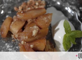 Λαχταριστή ανάποδη τάρτα με μήλα