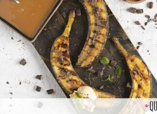 Άκης Πετρετζίκης: Ψητές μπανάνες με toffee σος και παγωτό καραμέλα