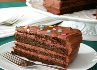 Νηστίσιμη τούρτα σοκολάτα με λίγα υλικά