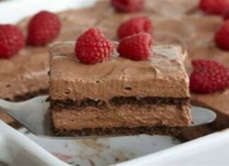 Σοκολατένιο γλυκό ψυγείου με 5 υλικά