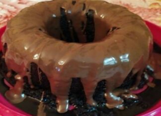 Νόστιμο υπερσοκολατένιο νηστίσιμο κέικ με σόδα