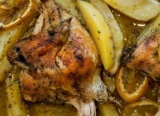 Κοτόπουλο στο φούρνο για τους καλοφαγάδες – Το μυστικό της Βέφας Αλεξιάδου στο λεμόνι