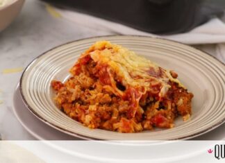 Λαχανόρυζο με κιμά στο φούρνο