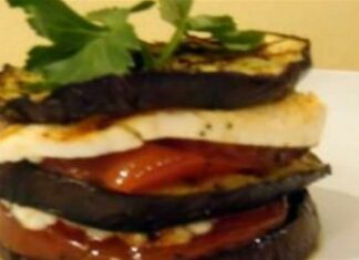 Ναπολεόν με μελιτζάνα, μανούρι και ντομάτα της Βέφας Αλεξιάδου – Το λεμόνι θα το κάνει όνειρο