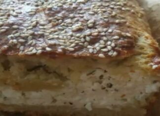 Τυρόπιτα κουρού με τυρί κρέμα