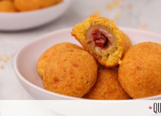 Κροκέτες τυριού γεμιστές με ελιά, από τον Γιώργο Τσούλη