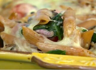 Πέννες από κόκκινες φακές με κοτόπουλο και λαχανικά στο φούρνο! (Video)