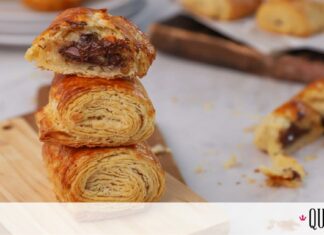 Σπιτικά κρουασάν γεμιστά με σοκολάτα