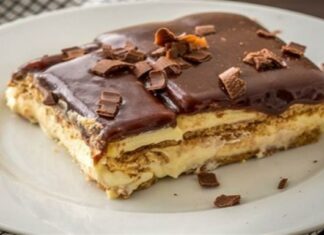 Παγωμένη κόλαση: Γλυκό ψυγείου με 3 σοκολάτες και σοκολατένια επικάλυψη