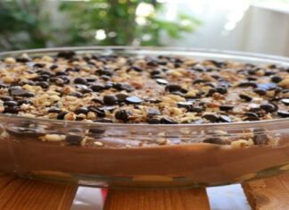 Σοκολατένιο γλυκό ψυγείου με μπισκότα