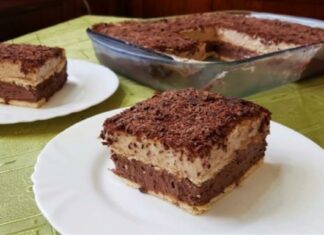 Καφεδάκι στο… πιάτο: Γλυκό ψυγείου με σοκολάτα και εσπρέσο – Πανέτοιμο σε 15′