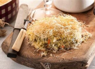 Εύκολη κολοκυθόπιτα μέσα σε φύλλο κανταΐφι με τυρί κρέμα και φέτα