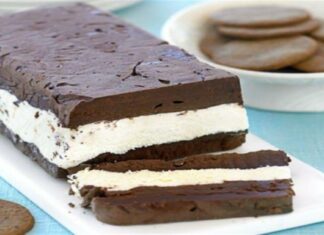 Εντυπωσιακό μεν πανεύκολο δε γλυκό ψυγείου με μόλις 4 υλικά