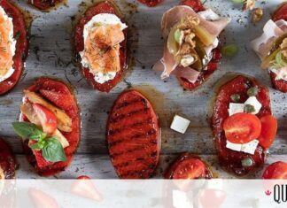 Άκης Πετρετζίκης: Μπρουσκέτες καρπούζι