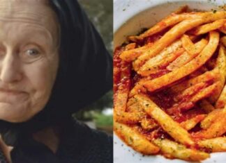 Πατάτες τηγανητές «της γιαγιάς» σε σάλτσα ντομάτας – Ένα νηστίσιμο πιάτο