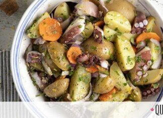 Άκης Πετρετζίκης: Πατατοσαλάτα με χταπόδι