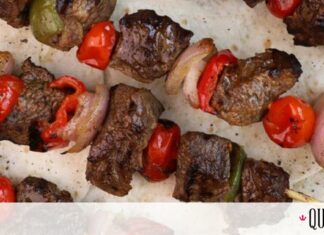 Γρήγορα μοσχαρίσια σουβλάκια