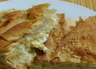 Πανεύκολη τσαλακωτή τυρόπιτα