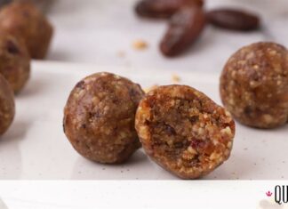 Φτιάξε μόνη σου energy balls με ξηρούς καρπούς και cranberries