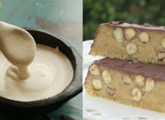 Σπιτικός νηστίσιμος χαλβάς με ταχίνι και αμύγδαλα έτοιμος σε 5 λεπτά
