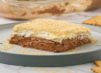 Σοκολατένιο γλυκό ψυγείου με μπισκότα