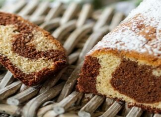 Marble κέικ χωρίς αυγά – Πώς να κάνεις εύκολα το σχέδιο