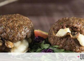 Άκης Πετρετζίκης: Γεμιστά μπιφτέκια light