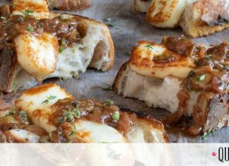 Άκης Πετρετζίκης: Μπρουσκέτες με μαστέλο Χίου και chutney σταφύλι