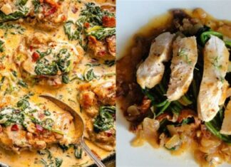 Χειμωνιάτικη συνταγή για κοτόπουλο με κρέμα από σπανάκι – Το μυστικό της νοστιμιάς κρύβεται σε ένα υλικό