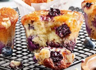 Blueberry Muffins: Η συνταγή για να βγουν ζουμερά με τραγανή κρούστα