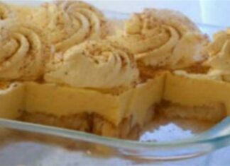 Εύκολο γλυκό ψυγείου με κανέλα, γάλα και φρυγανιές