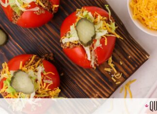 Cheeseburger ντομάτες