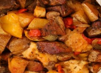 Γκιούλμπασι: Πώς να φτιάξετε το πιο ζουμερό κρέας με λαχανικά και κεφαλοτύρι