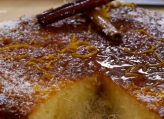 Συνταγή για πορτοκαλόπιτα με φύλλο κανταΐφι