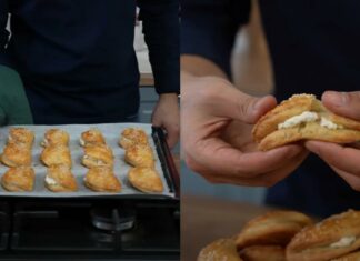 Τυροπιτάκια κουρού με μόνο 4 υλικά και χωρίς μίξερ