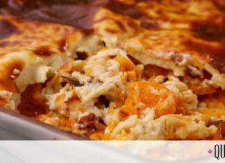 Λαζάνια με μπεσαμέλ και κολοκύθα, από τον Γιώργο Τσούλη