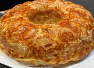 Αλμυρό κέικ με το κοτόπουλο που μας περίσσεψε