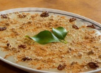 Μαεριά με κανέλα από την Κω – Κρεμώδες παραδοσιακό γλυκό από τα χεράκια της Αργυρώ Μπαρμπαρίγου