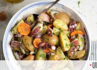 Άκης Πετρετζίκης: Πατατοσαλάτα με χταπόδι