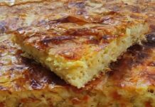 Σπιτική τυρόπιτα “κουρελόπιτα” με γιαούρτι και μυζήθρα έτοιμη σε 10′