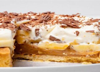 Αμαρτωλό μπανόφι με μπανάνα, καραμέλα και σοκολάτα – Το πιο εύκολο και νόστιμο γλυκό ψυγείου!