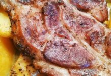 Μπριζόλες με λεμόνι και πατάτες από την Βέφα Αλεξιάδου – Συνταγή… καρδιακής προσβολής