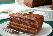 Νηστίσιμη τούρτα σοκολάτα με λίγα υλικά