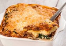 Ο μουσακάς… αλλιώς – Με ρύζι, μανιτάρια και κρέμα μπεσαμέλ “κόλαση”