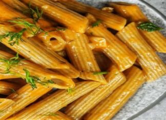 Λαχταριστή μακαρονάδα με κατσικίσιο τυρί και σύκα, έτοιμη στο πι και φι!