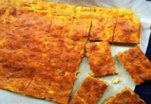 Τυρόπιτα ταψιού χωρίς φύλλο με αλεύρι που φουσκώνει μόνο του!